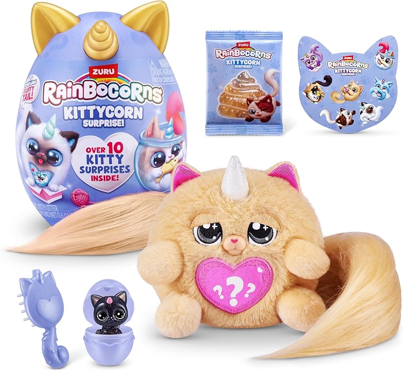 KITTYCORN Rainbocorns Surprise Persian Plush